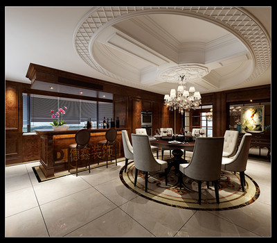 长岛花园450平欧式豪华别墅实景赏析 沈总宅邸的典雅与奢华