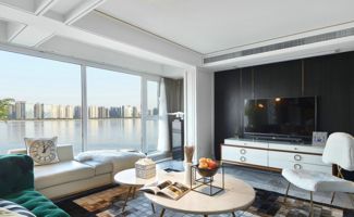 240平美式经典别墅豪宅装修效果案例 一方天鹅湖实景赏析