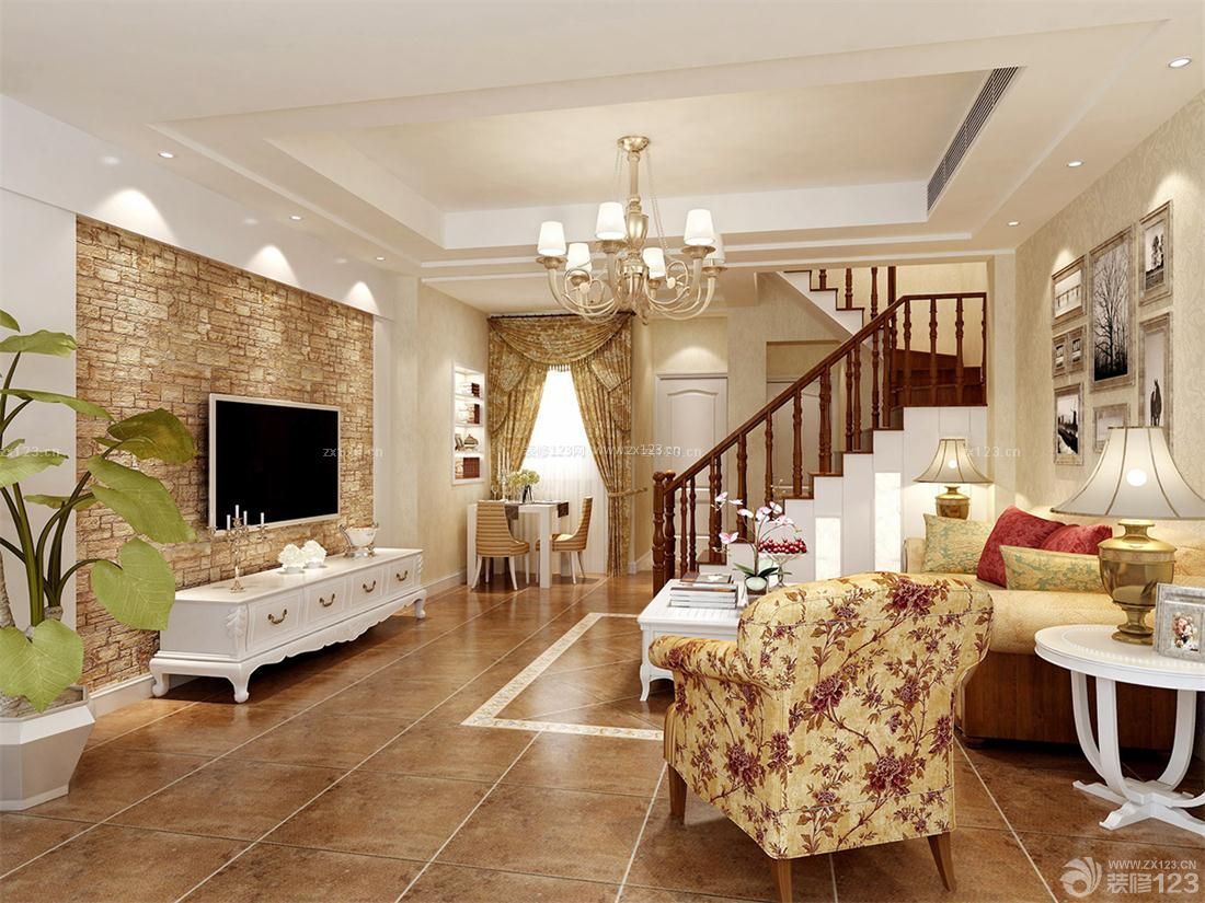 跃层式住宅130平米房屋装修效果图欣赏