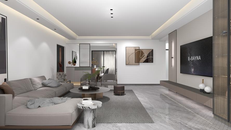 大平层室内装修设计 打造现代雅致的生活空间